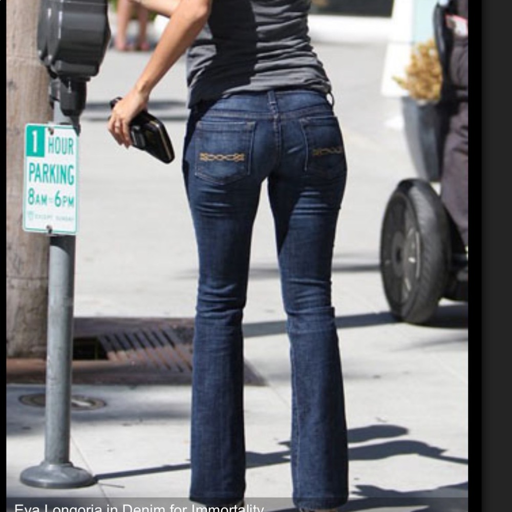 Immortality low rise boot cut jeans. - Picture 9 of 10